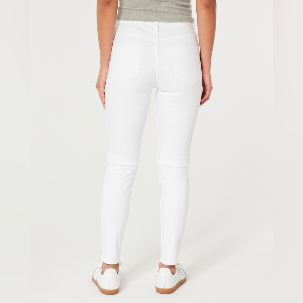 Hollister High Rise White Jegging Women's Size 5 Short NWT - Picture 3 of 9
